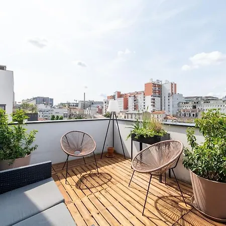 Jules Verne - Superb Duplex Rooftop Saint-Ouen